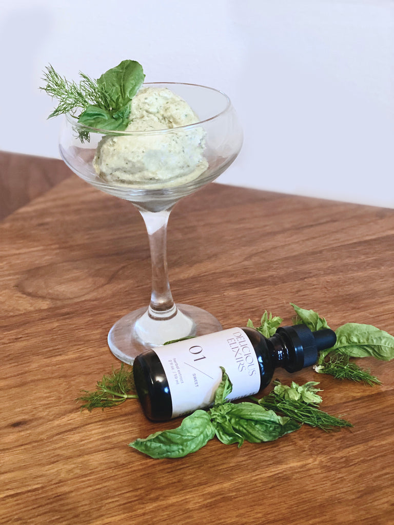 Recipe: Honey Roasted Fennel & Basil Ice Cream, Featuring our Sweet Tincture